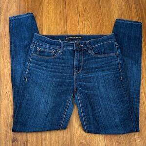 Express Women's Dark Blue Skinny Jeans